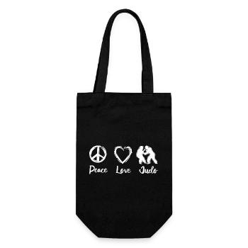 Judo Saying - Gift Bag for Bottles - black - Front