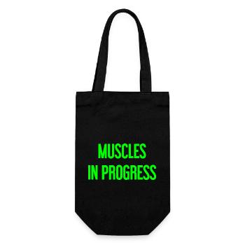 Muscles en progression - Sac à bouteille - noir - Devant