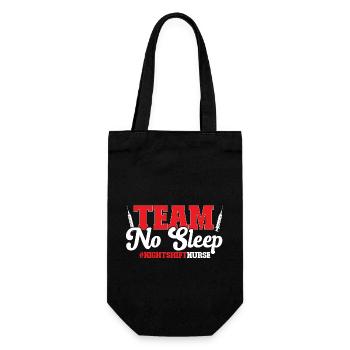 Night Shift Nurse - Gift Bag for Bottles - black - Front