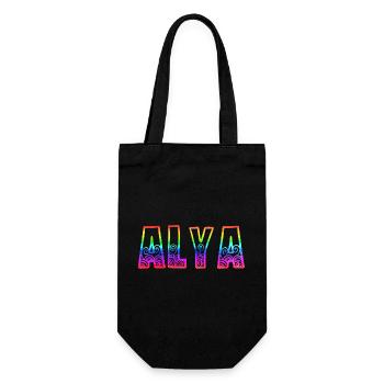 Alya RS Rainbow - Gift Bag for Bottles - black - Front