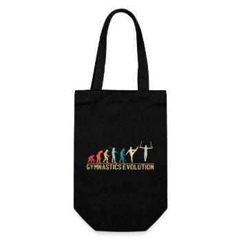 Gymnastics Evolution Graphic Tee - Gift Bag for Bottles - black - Front