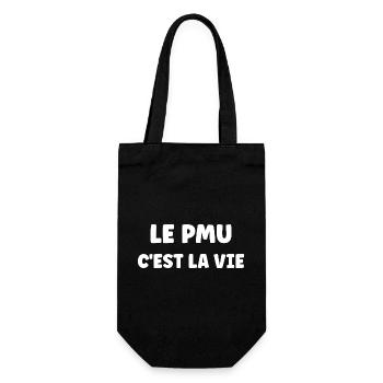 PMU Humor - Gift Bag for Bottles - black - Front