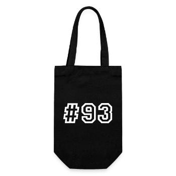 1993 Hashtag 93 - Gift Bag for Bottles - black - Front