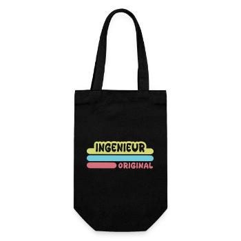 Ingenieur - Geschenkbeutel für Flaschen - Schwarz - Vorne