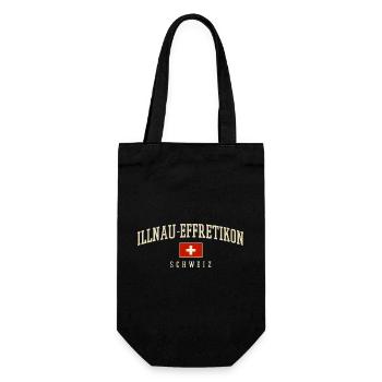 Illnau-Effretikon – Swiss identity from Zurich - Gift Bag for Bottles - black - Front