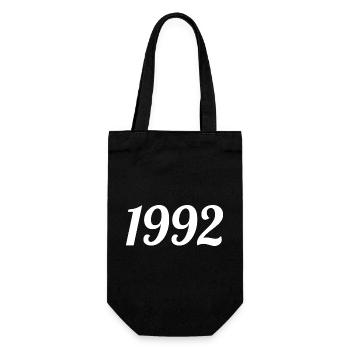 1992 Vintage 1992 Anniversaire Rétro 1992 Cadeau - Sac à bouteille - noir - Devant