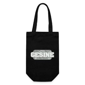 Bio Gesine - Geschenkbeutel für Flaschen - Schwarz - Vorne