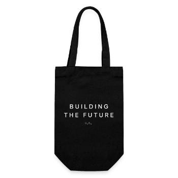 Uranium Investor Building The Future Shirt - Gift Bag for Bottles - black - Front