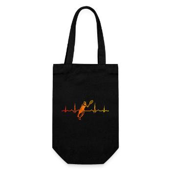 Idée cadeau pour un tennis avec tennis - Sac à bouteille - noir - Devant
