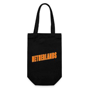 Netherlands - Gift Bag for Bottles - black - Front