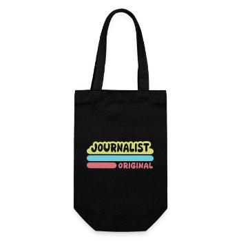 Journaliste dicté - Sac à bouteille - noir - Devant