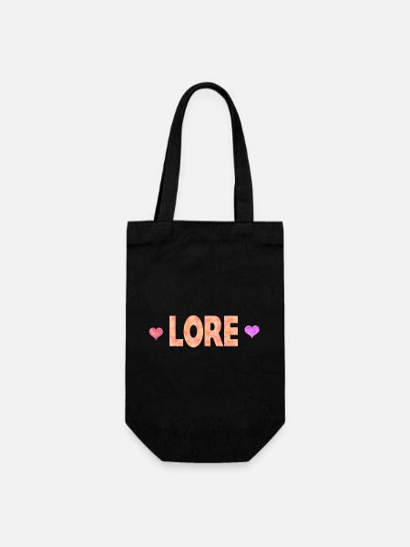 Lore - Geschenkbeutel für Flaschen - Schwarz