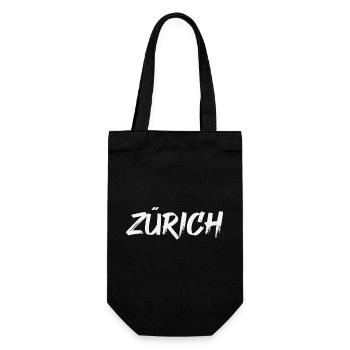 Zurich - Gift Bag for Bottles - black - Front