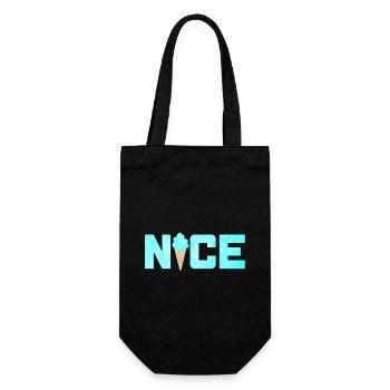 Belle glace glace glace Vacances d’été Fan amusant - Sac à bouteille - noir - Devant