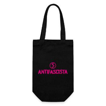 Antifasciste - Sac à bouteille - noir - Devant