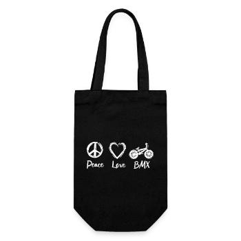 Peace Love BMX - Sac à bouteille - noir - Devant