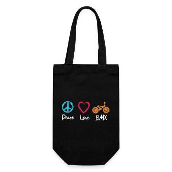 Peace Love BMX - Sac à bouteille - noir - Devant