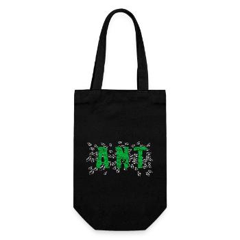 ant - Gift Bag for Bottles - black - Front