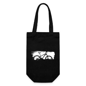 Urban Bike Silhouette Graphic - Gift Bag for Bottles - black - Front