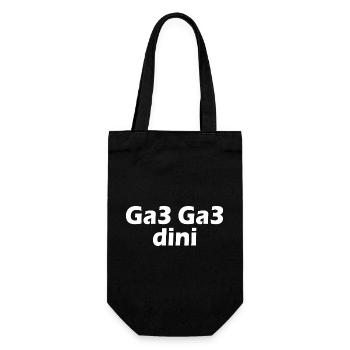 Ga3 ga3 dini - Sac à bouteille - noir - Devant