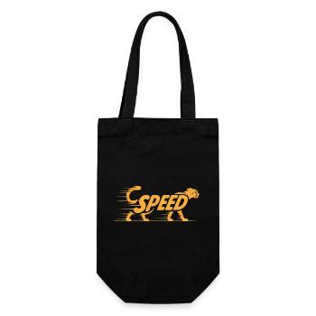 Cheetah Speed - Cool Cat Logo - Gift Bag for Bottles - black - Front