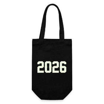 2026 - Gift Bag for Bottles - black - Front