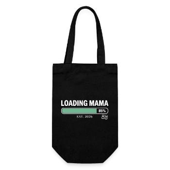 Loading Mama 2026 Schwangerschaft - Geschenkbeutel für Flaschen - Schwarz - Vorne