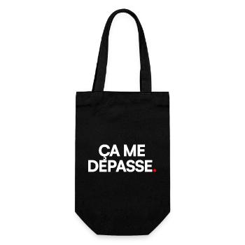 Ça me dépasse - Sac à bouteille - noir - Devant