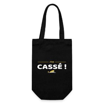 J'tai cassé ! Réplique culte Brice de Nice - Sac à bouteille - noir - Devant
