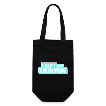 Je ne peux pas, j’ai une excuse de nageur drôle - Sac à bouteille - noir - Devant