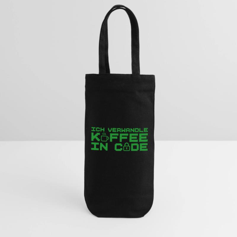 Informatik Verwandle Kaffee in Code Programmierer Geschenkbeutel für Flaschen