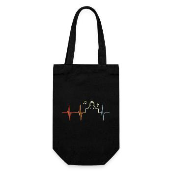 DJ Vintage Heartbeat - Sac à bouteille - noir - Devant