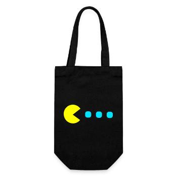 Retro Game - Geschenkbeutel für Flaschen - Schwarz - Vorne