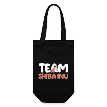 Chien Shiba Inu - Sac à bouteille - noir - Devant