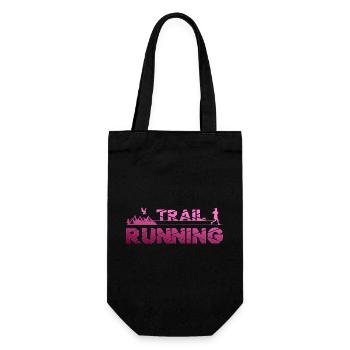 Trail Running Eagle Mountains Forest Shoes Profile pink - Gift Bag for Bottles - black - Front