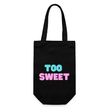 Too Cute Cute Mouse Gifts Girlfriend Sister - Gift Bag for Bottles - black - Front