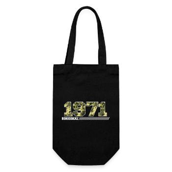 Cadeau d’anniversaire 1971 Vintage 1971 Army - Sac à bouteille - noir - Devant
