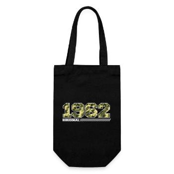 1962 Anniversary Gift Vintage 1962 Army - Gift Bag for Bottles - black - Front