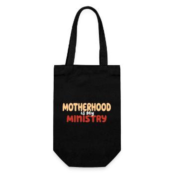 La maternité est mon ministère - Sac à bouteille - noir - Devant