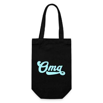 Grand-mère, reine de la famille - Sac à bouteille - noir - Devant