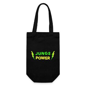 JUNGS POWER - neon - Gift Bag for Bottles - black - Front