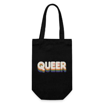 Queer - Cool Pride Logo - Sac à bouteille - noir - Devant