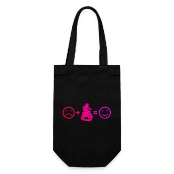 Great Motocross Gift for Motocross - Gift Bag for Bottles - black - Front