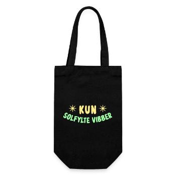 Only Sunny Vibes - Gift Bag for Bottles - black - Front