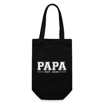 Papa Fondé en 2026 | Père | Cadeau de la fête des pères - Sac à bouteille - noir - Devant