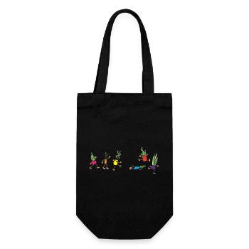 Botaniste - Sac à bouteille - noir - Devant