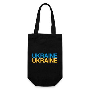 UKRAINE Drapeau ukrainien - Sac à bouteille - noir - Devant
