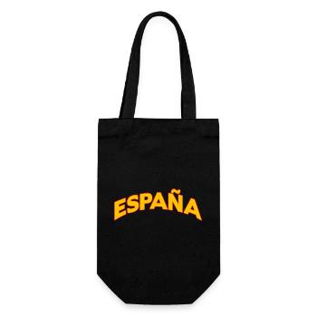 Spanien 5 - Geschenkbeutel für Flaschen - Schwarz - Vorne