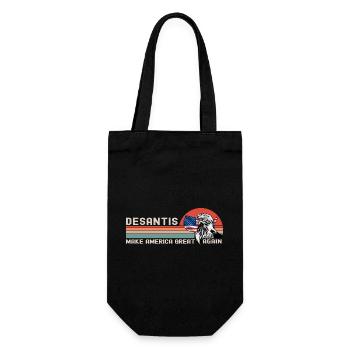 Ron DeSantis 2024 - Make America Florida, USA - Geschenkbeutel für Flaschen - Schwarz - Vorne
