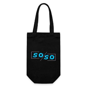 Soso - Gift Bag for Bottles - black - Front